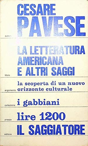 Letteratura americana altri - americana,