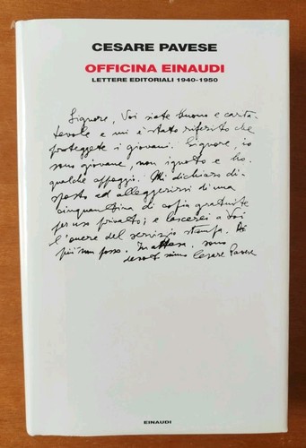 Cesare pavese officina einaudi - pavese,