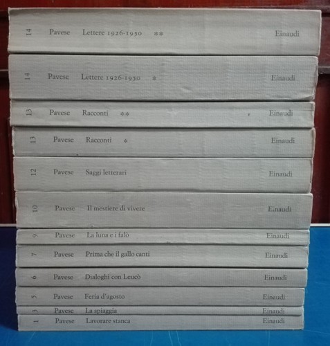Lotto opere cesare pavese - cesare,